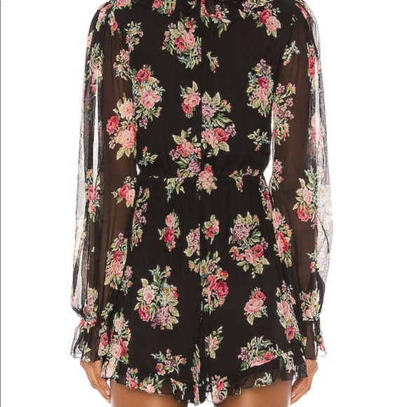 Zimmermann Honour Floating Ruffle Black Playsuit - Picture 4 of 10